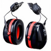 3M Peltor Optime III H540 Black & Red Helmet Attached Earmuffs