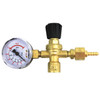 Brass Regulator suit Disposable Gas with Gauge