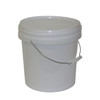Plastic Bucket 10L with Lid (Metal Handle)