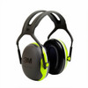 3M Peltor X4 Green/Black Headband Format Earmuffs