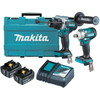 Makita 18V 5.0Ah Li-ion Cordless Brushless 2pce Combo Kit DHP486Z, DTW300Z