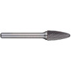 Alpha 5/8x1 Tree Radius End Carbide Burr 1/4 Shank