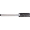 Alpha 5/8x1 Cylindrical Carbide Burr End Cut 1/4 Shank
