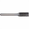 Alpha 1/2x1 Cylindrical Carbide Burr End Cut 1/4 Shank