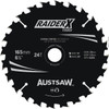 Austsaw RaiderX Timber Blade 165mm x 20/16 Bore x 24 T Thin Kerf