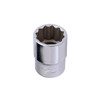 Genius 1/2 Dr x 25mm 12pt C/V Hand Socket Metric