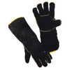 Black & Gold Leather Welding Glove