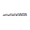 Genius 6-21mm 3/8 Dr 12pt C/V Std Hand Socket Set Metric 16pce