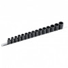 Genius 1/2 Dr 10-24mm 12 pt C/V Thin Wall Impact Socket Set Metric 15pce
