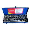 Mako 3/4 Dr Socket Set Metric & Imperial 27pce