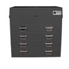 Mako Steel Truck Box 4 Drawer Grey 702x404x680mm