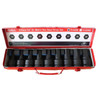 Genius 3-4-1-1/4  3/4 Dr Inhex Impact Bit Socket Set Imperial 9pce