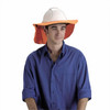 Detachable Hard Hat Brim Orange