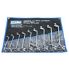 SP Tools 8-26mm 75° Offset Double Ring Long Spanner Set Metric 9pce