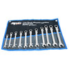 SP Tools 8-19mm Flex Head Geardrive ROE Spanner Set Metric 11pce