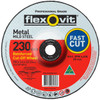 Flexovit A24/30T 230x3.4x22 DC Metal Cutting Disc 50/box