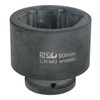 SP Tools 1-1/2 Dr x 58mm 6pt Impact Socket Metric