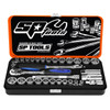 SP Tools 3/8 Dr 12pt Socket Set Metric & Imperial 32pce SP Tools 3/8 Dr 12pt Socket Set Metric & Imperial 32pce