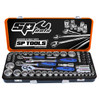 SP Tools 1/4-3/8-1/2 Dr 12pt Socket Set Metric & Imperial 59pce