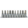 SP Tools 3/8 Dr Inhex Socket Rail Set Metric & Imperial 10pce