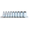 SP Tools 1/4 Dr 12pt Socket Rail Set Imperial 9pce
