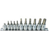 SP Tools 1/4 & 3/8 Dr Torx Socket Rail Set 11pce