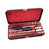 SP Tools 3/8 Dr 6pt Socket Set Metric & Imperial 32pce