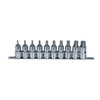 SP Tools 1/2 Dr 55mm Torx Socket Rail Set 10pce