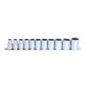 SP Tools 1/2 Dr 12pt Socket Rail Set Imperial 11pce