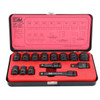 SP Tools 1/2 Dr 6pt Impact Socket Set Imperial 14pce
