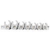 SP Tools 3/8 Dr Flare Crowfoot Nut Wrench Rail Set Imperial 7pce