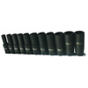 SP Tools 1/2 Dr 6pt Deep Socket Rail Set Metric 11pce