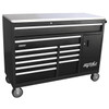 SP Tools 12 Drawer Black & Chrome Custom Series Roller Cabinet