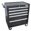 SP Tools 5 Drawer Custom Series Roller Cabinet Black