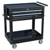 SP Tools 2 Drawer Custom Series Tool Trolley Black