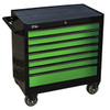 SP Tools 7 Drawer Sumo Series Roller Cabinet Black & Green