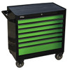 SP Tools 7 Drawer Sumo Series Roller Cabinet Black & Green