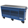 SP Tools 73” 21 Drawer USA Sumo Series Wide Roll Cabinet Black & Blue