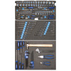 SP Tools Metric & SAE Foam Tray Tool Kit 133pce Suit SP40101