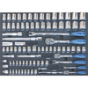 SP Tools Metric & Imperial Sockets & Accessories In Foam Tray 84pce