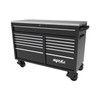 SP Tools 59” 13 Drawer USA Sumo Series Wide Roller Cabinet Black & Chrome