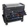 SP Tools 13 Drawer Trade Technician Diamond Black Roller Cabinet Tool Kit 268pce