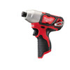 Milwaukee M12 Cordless 1/4 Hex Impact Driver Skin Only