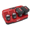 Milwaukee M12 Four Bay Sequential Charger