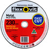 Flexovit FH38 230x2.5x22 GP Metal Cutting Disc 50/box