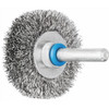 Pferd 40x9x6mm Shaft Mounted Crimped S/Steel Wire Brush