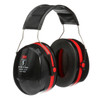 3M Peltor Optime III H540 Black & Red Hedband Format Earmuffs