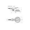 Metabo SXE 150-5.0 BL Random Orbital Sander 150mm 350W