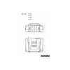 Metabo ASC 145 12V - 36V Air-cooled Slide-on Battery Pack Super-fast Charger (8A)