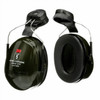 3M Peltor Optime II H520 Green Helmet Attached Earmuffs